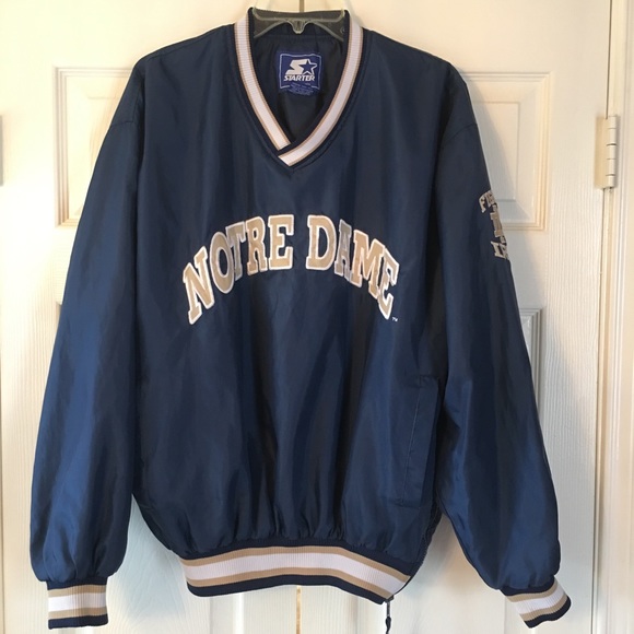 STARTER Other - Notre Dame Men Starter Pullover Sz M D29